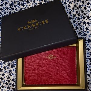 COACH Crossgrain Mini Skinny ID Case